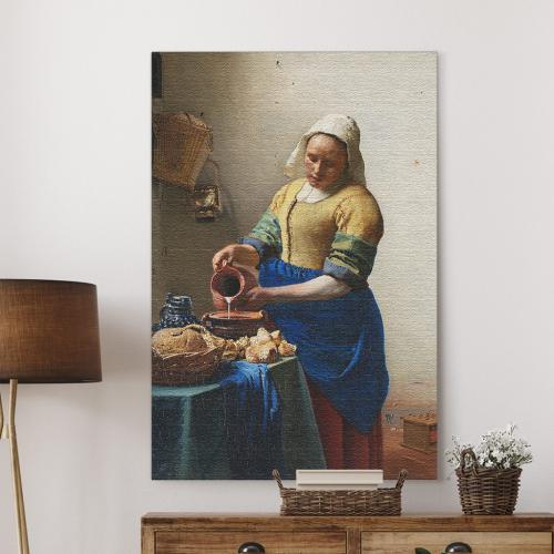 Πίνακας σε Καμβά, Vermeer Johannes - The Milkmaid