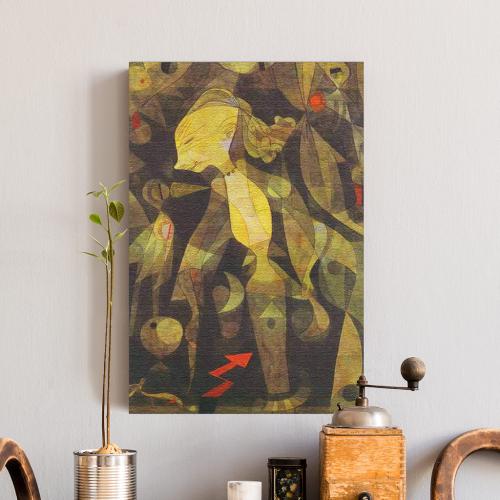 Πίνακας σε Καμβά, Klee Paul - A Young Lady s Adventure
