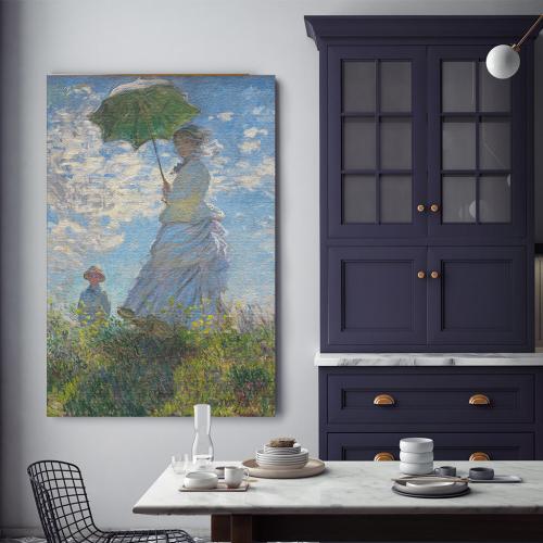 Πίνακας σε Καμβά, Monet Claude - Woman with a Parasol