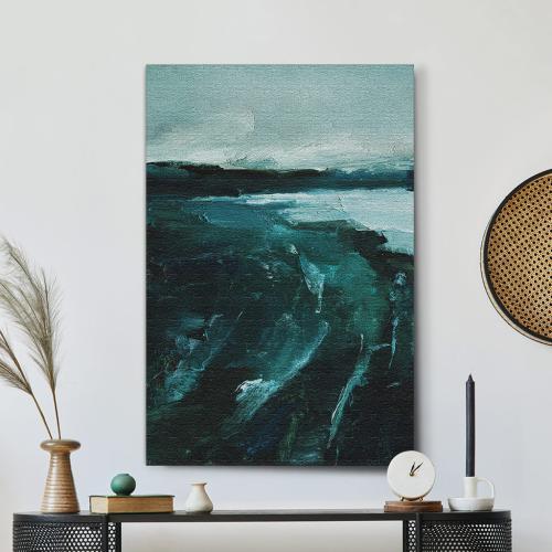 Πίνακας σε Καμβά, Abstract Ocean Waves Seascape