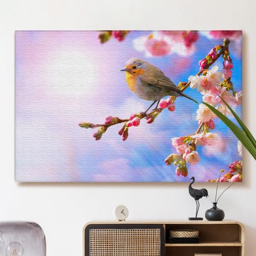 Πίνακας σε Καμβά, Spring Bird