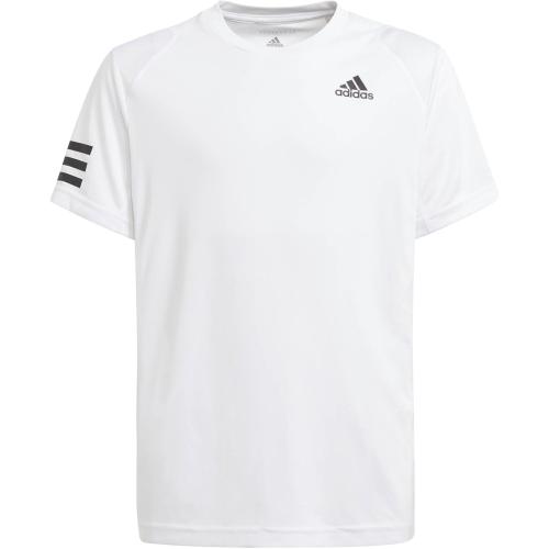 adidas Club 3-Stripes Boy's Tennis T-shirt