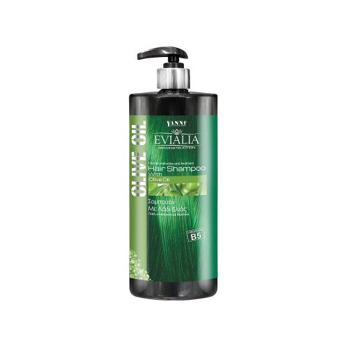 Evialia Olive Oil Hair Shampoo Σαμπουάν Αναδόμησης με Λάδι Ελιάς, Λάμψη και Βαθιά Ενυδάτωση- 1lt