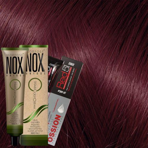Ossion Nox Morfose Βαφή Μαλλιών 6.65 Ξανθό Κόκκινο Ενισχυμένο - 60ml