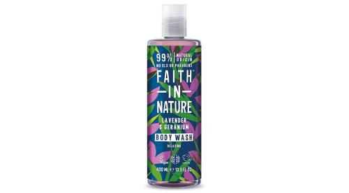 Faith in Nature Αφρόλουτρο με Λεβάντα & Γεράνι 400ml