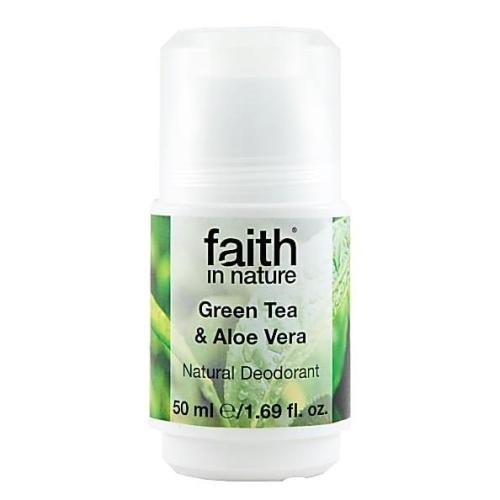 Faith in Nature Αποσμητικό με Πράσινο Τσάι & Aloe Vera Roll-On 50ml