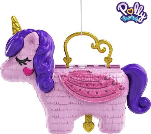 Polly Pocket Polly Μονόκερος Πινιάτα Έκπληξη Σετ (GVL88)