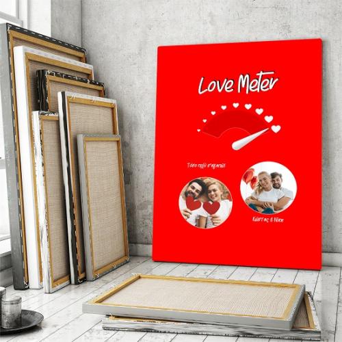 Love Meter - Καμβάς 30Χ40 Κάθετο