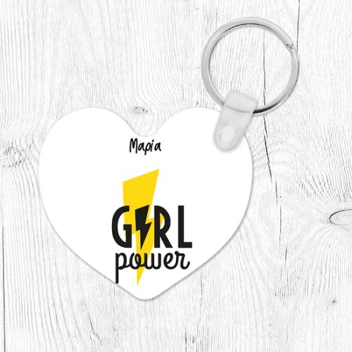 Girl Power - Μπρελόκ Καρδιά