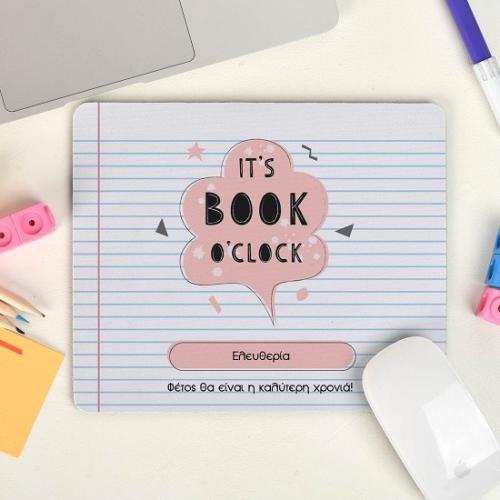 It's Book o'clock - Mousepad