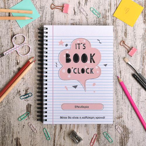 It's Book o'clock - Σημειωματάριο Μικρό