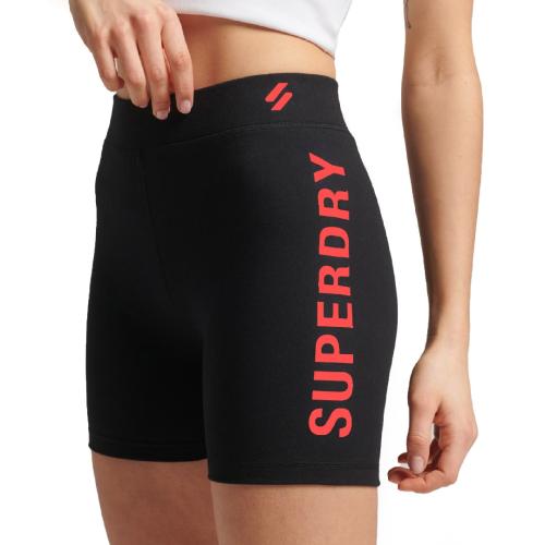 SUPERDRY D1 SDCD CODE CORE SPORT CYCLE SHORT W7110328A-33B Μαυρο