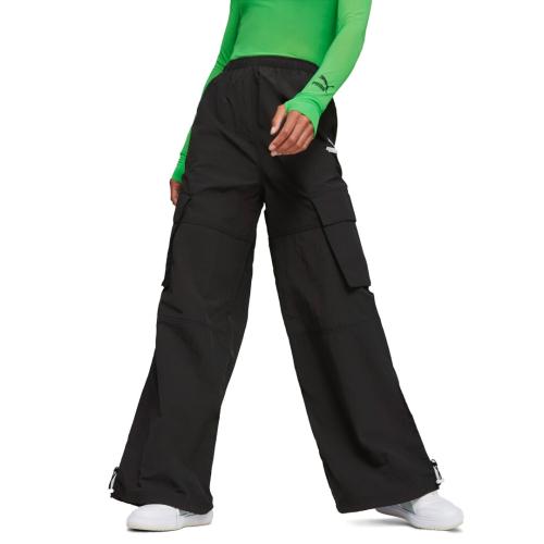 PUMA DARE TO RELAXED WOVEN PANTS 621433-01 Μαύρο