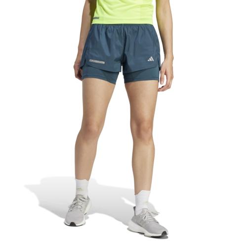 adidas Performance ULTI 2IN1 SHORT HZ4481 Πετρόλ