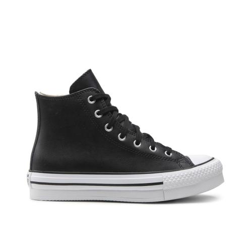 CONVERSE CHUCK TAYLOR ALL STAR EVA LIFT LEATHER A02485C Μαύρο