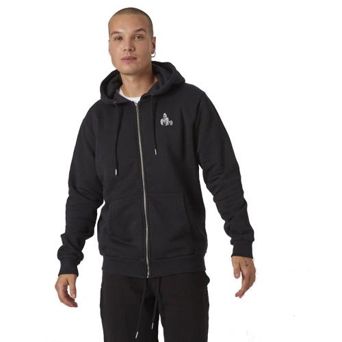 THAT GORILLA BRAND VIRUNGA GORILLA ZIP HOODY TGB3006-BLACK Μαύρο