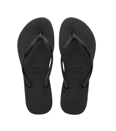 HAVAIANAS SLIM GLITTER 4143975-0090 Μαύρο