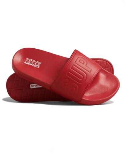 SUPERDRY CODE CORE POOL SLIDERS MF310222A-8EX Κόκκινο