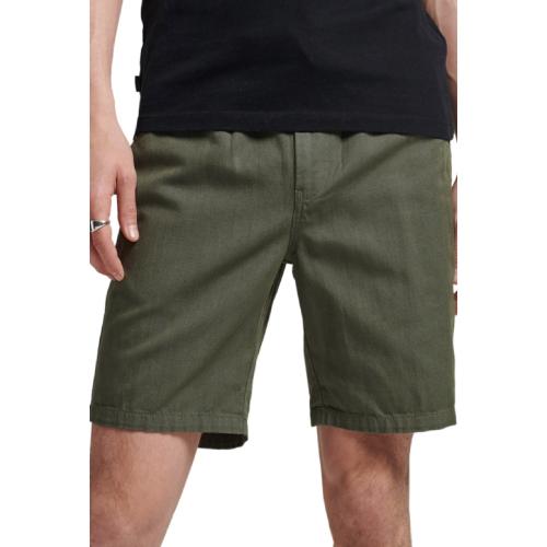 SUPERDRY D2 OVIN VINTAGE OVERDYED SHORT M7110298A-ZTV Χακί