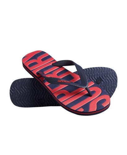 SUPERDRY VINTAGE VEGAN FLIP FLOPS MF310237A-ADQ Μπλε