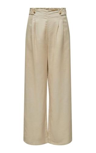 PANTS ONLY VIVA LIFE HW PB WIDE BEIGE ONLY