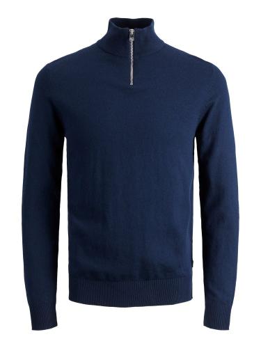 ΠΛΕΚΤΟ JACK & JONES JJEEMIL KNIT HALF ZIP NAVY BLAZER JACK&JONES