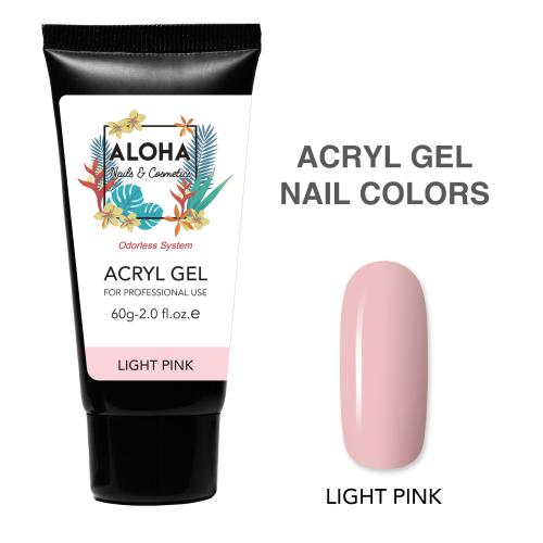Aloha Acryl Gel UV/LED 60 gr - Light Pink (Ροζ απαλό)