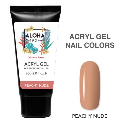 Aloha Acryl Gel UV/LED 60 gr - Peachy Nude (Φυσικό ροδακινί)
