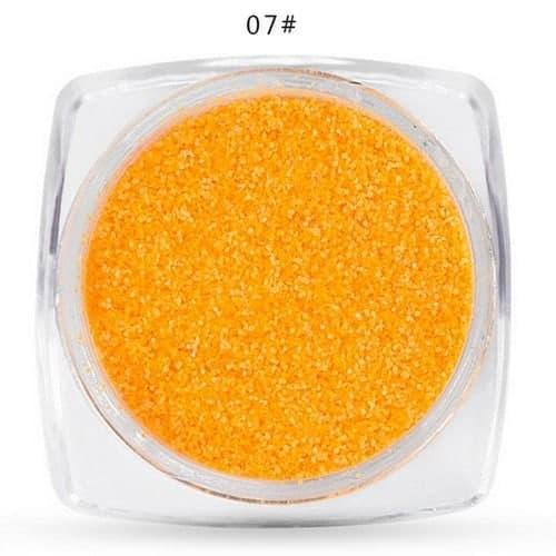 Σκόνη Nail Art Design Sugar σε 12 αποχρώσεις / 07-Κίτρινο Κολοκύθας - 2g
