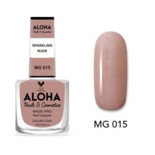 Βερνίκι Νυχιών 10 ημερών με Gel Effect Χωρίς Λάμπα Magic Pro Nail Lacquer 15ml – MG 015 / ALOHA Nails & Cosmetics