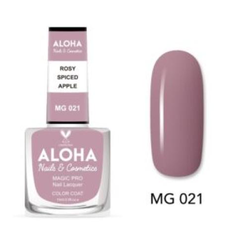 Βερνίκι Νυχιών 10 ημερών με Gel Effect Χωρίς Λάμπα Magic Pro Nail Lacquer 15ml – MG 021 / ALOHA Nails & Cosmetics