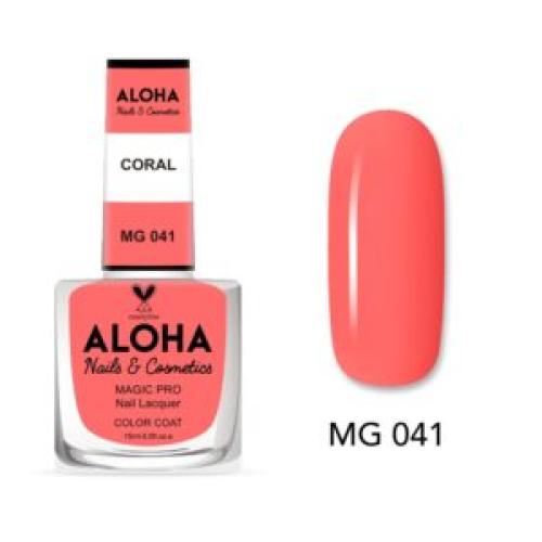 Βερνίκι Νυχιών 10 ημερών με Gel Effect Χωρίς Λάμπα Magic Pro Nail Lacquer 15ml – MG 041 / ALOHA Nails & Cosmetics