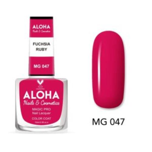 Βερνίκι Νυχιών 10 ημερών με Gel Effect Χωρίς Λάμπα Magic Pro Nail Lacquer 15ml – MG 047 / ALOHA Nails & Cosmetics