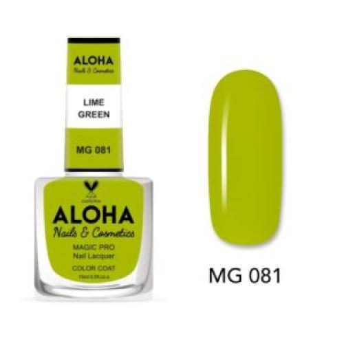 Βερνίκι Νυχιών 10 ημερών με Gel Effect Χωρίς Λάμπα Magic Pro Nail Lacquer 15ml – MG 081 / ALOHA Nails & Cosmetics