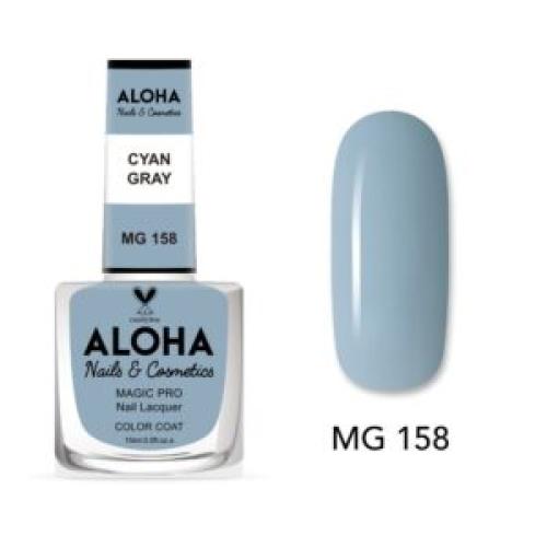 Βερνίκι Νυχιών 10 ημερών με Gel Effect Χωρίς Λάμπα Magic Pro Nail Lacquer 15ml – MG 158 / ALOHA Nails & Cosmetics