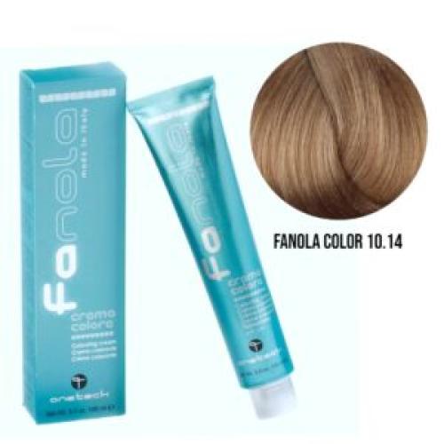 Επαγγελματική Βαφή Μαλλιών – 100ml / Fanola Color 10.14 – Καστανό Αμυγδάλου