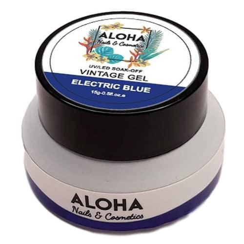 UV/LED Vintage Gel Aloha 15gr / Χρώμα: Ελεκτρίκ (Electric Blue)