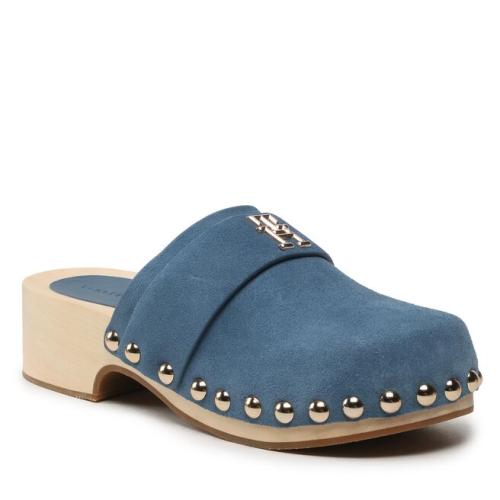 Παντόφλες Tommy Hilfiger Th Clog Suede FW0FW07171 Blue Coast DBX