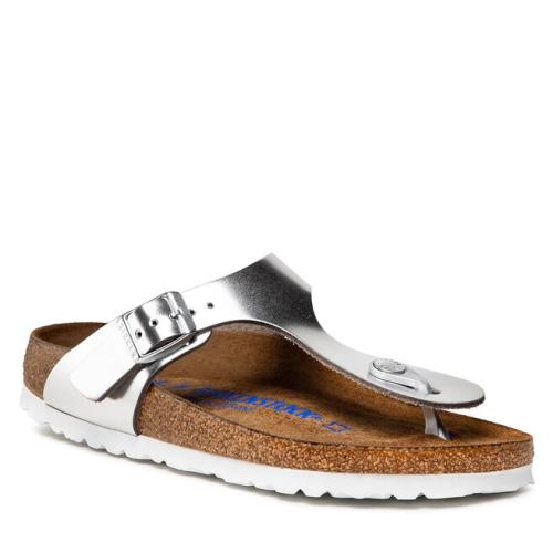 Σαγιονάρες Birkenstock Gizeh Bs 1003675 Silver