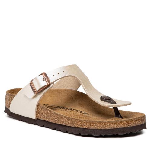 Σαγιονάρες Birkenstock Gizeh Bs 943873 Graceful Pearl White