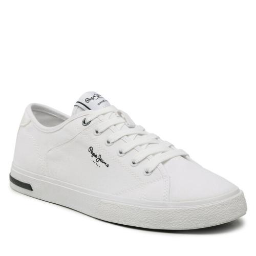Πάνινα παπούτσια Pepe Jeans Kenton Road M PMS30910 White 800