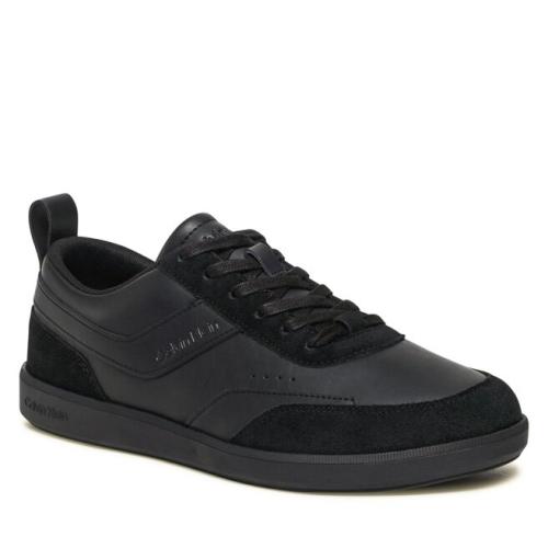 Αθλητικά Calvin Klein Low Top Lace Up Lth Mix HM0HM00851 Triple Black 0GJ