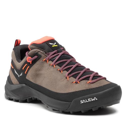 Παπούτσια πεζοπορίας Salewa Ws Wildfire Leather 61396-7953 Bungee Cord/Black