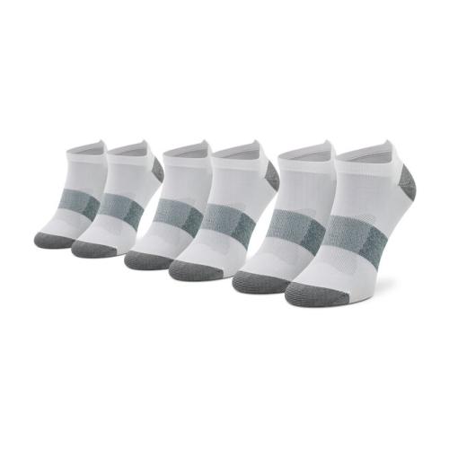 Σετ 3 ζευγάρια κοντές κάλτσες unisex Asics 3 Ppk Lyte Sock 3033A586 Real White 0001