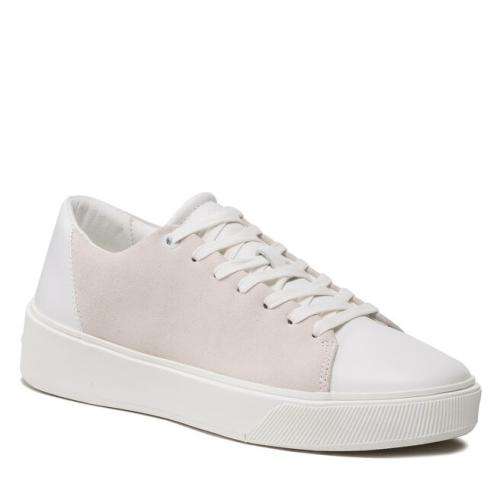 Αθλητικά Calvin Klein Low Top Lace Up Lth Mix HM0HM01005 Triple White 0K4