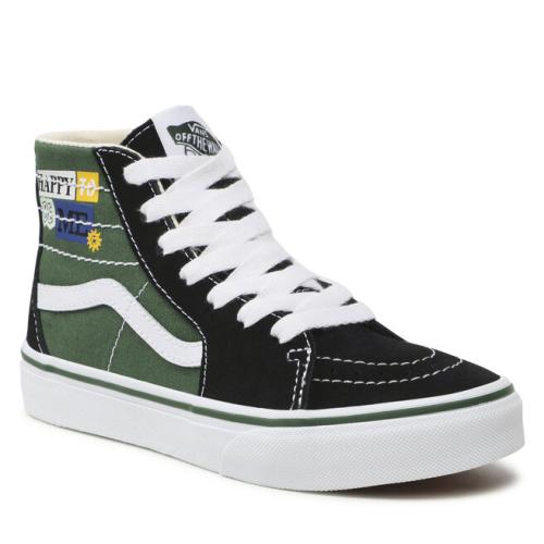 Αθλητικά Vans Sk8-Hi Tapered VN0007PZBMV1 Happy To Be Black/Multi