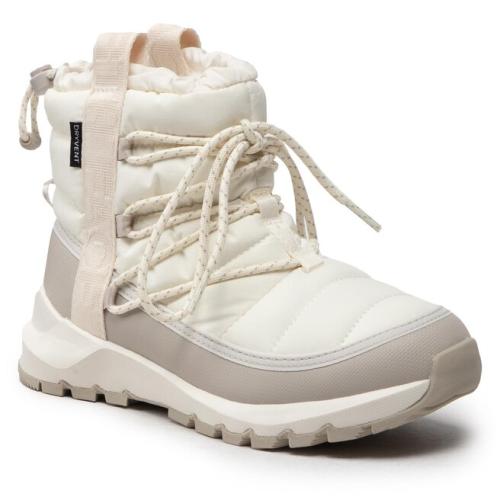 Μπότες Χιονιού The North Face Thermoball Lace Up Wp NF0A5LWD32F1 Gardenia White/Silver Grey