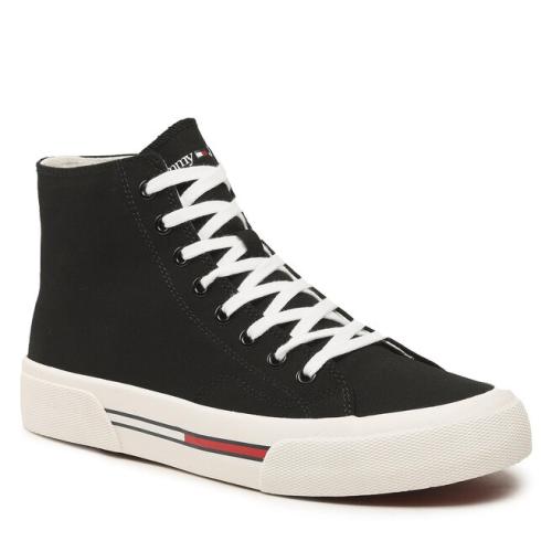 Αθλητικά Tommy Jeans Mid Canvas Color EM0EM01157 Black BDS