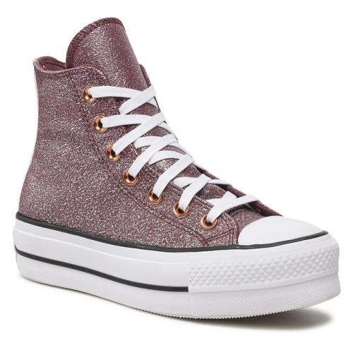 Sneakers Converse Ctas Life Hi A03240C Dark Wine/Copper/White