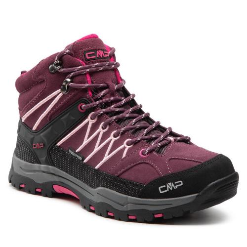 Παπούτσια πεζοπορίας CMP Kids Rigel Mid Trekking Shoe Wp 3Q12944J Prugna/Peach 05HM